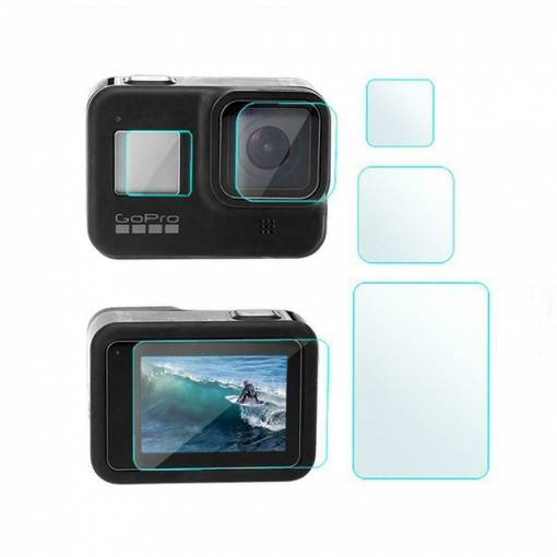 Foto - eses Ochranná skla a fólie pro GoPro Hero 8 Black (sada)