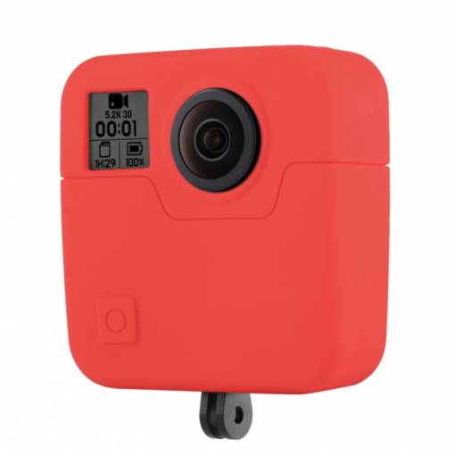 Foto - Silikonový kryt pro GoPro Fusion - Červený