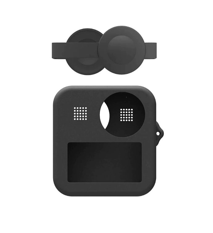 Silikonové ochranné pouzdro s krytem objektivu pro GoPro Max - Černé